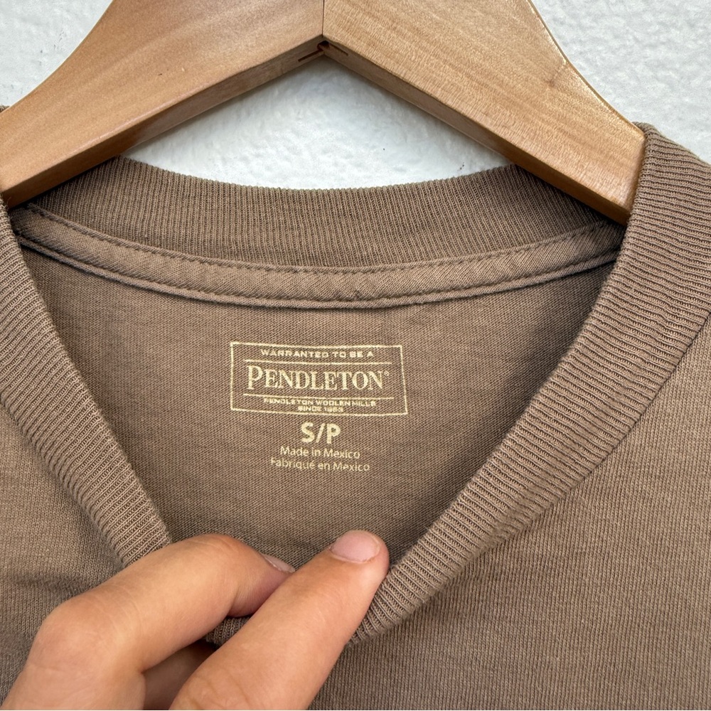 Pendleton Graphic Buffalo Tee Brown Size S - image 2